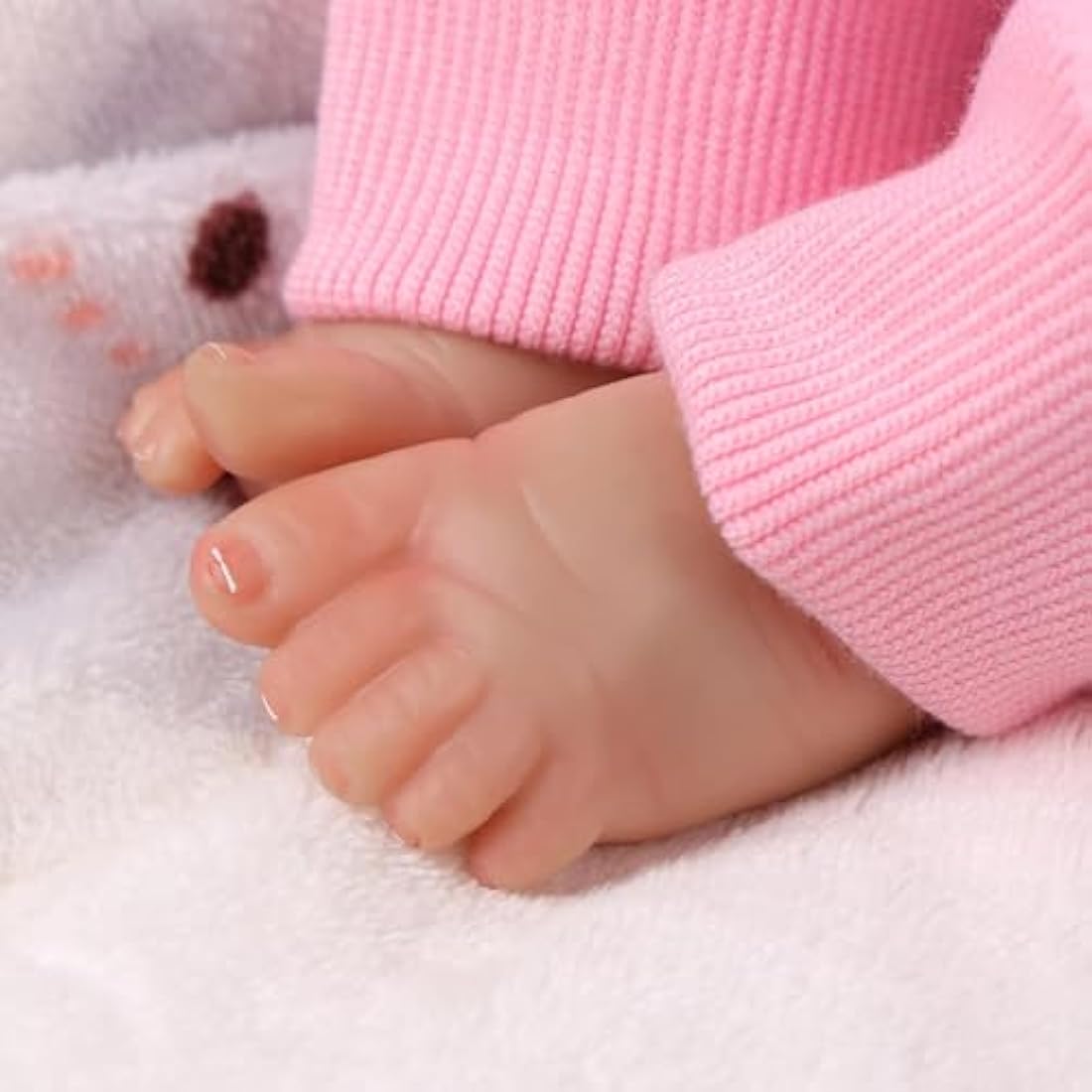 Babeside 17 Inch Realistic Reborn Baby Doll – Smiling Vinyl Newborn Girl