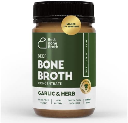 Jolof Store Beef Bone Broth Concentrate - Garlic & Herb - 375g