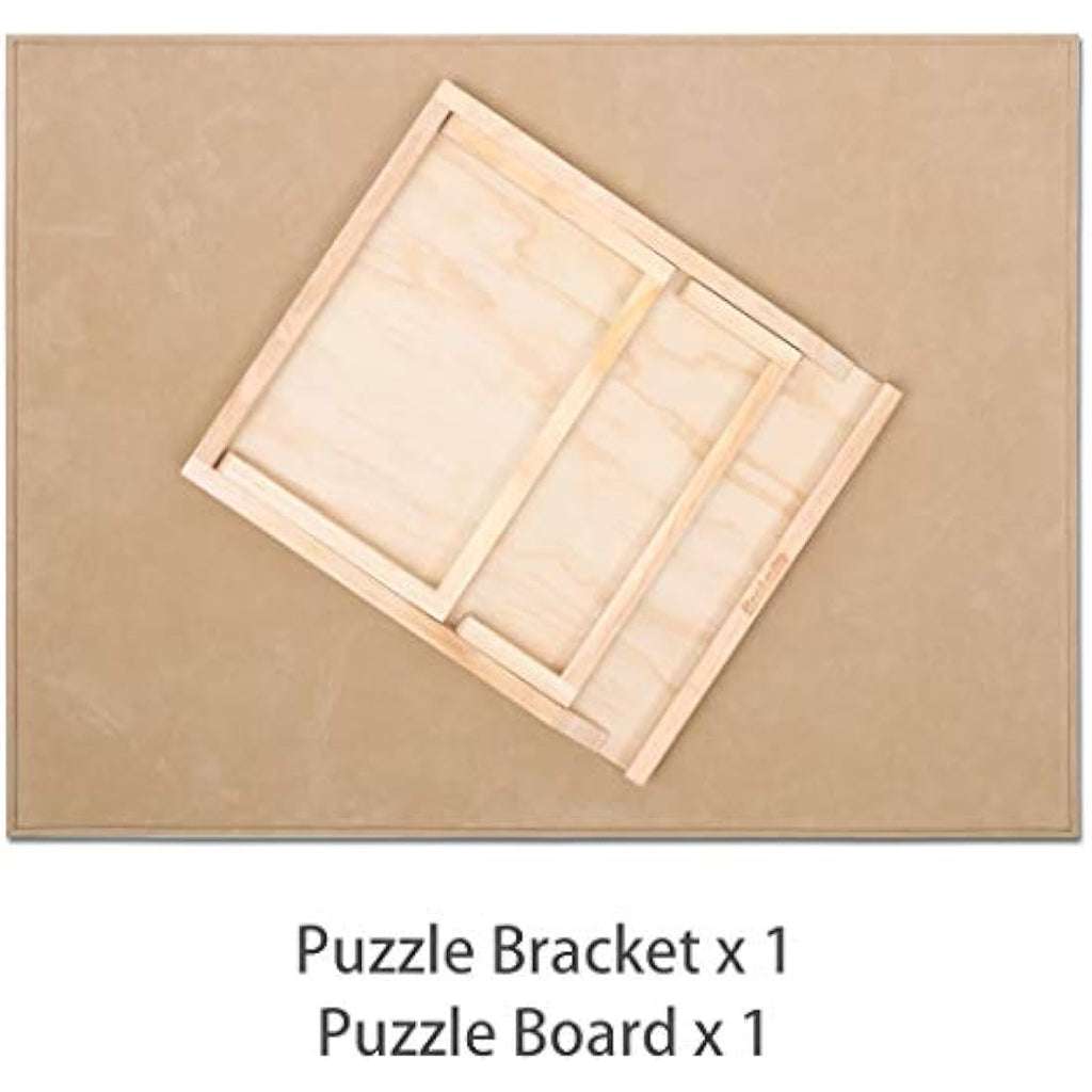 Becko US Wooden Jigsaw Puzzle Board & Bracket Set - Fits Up to 1000 Pieces
