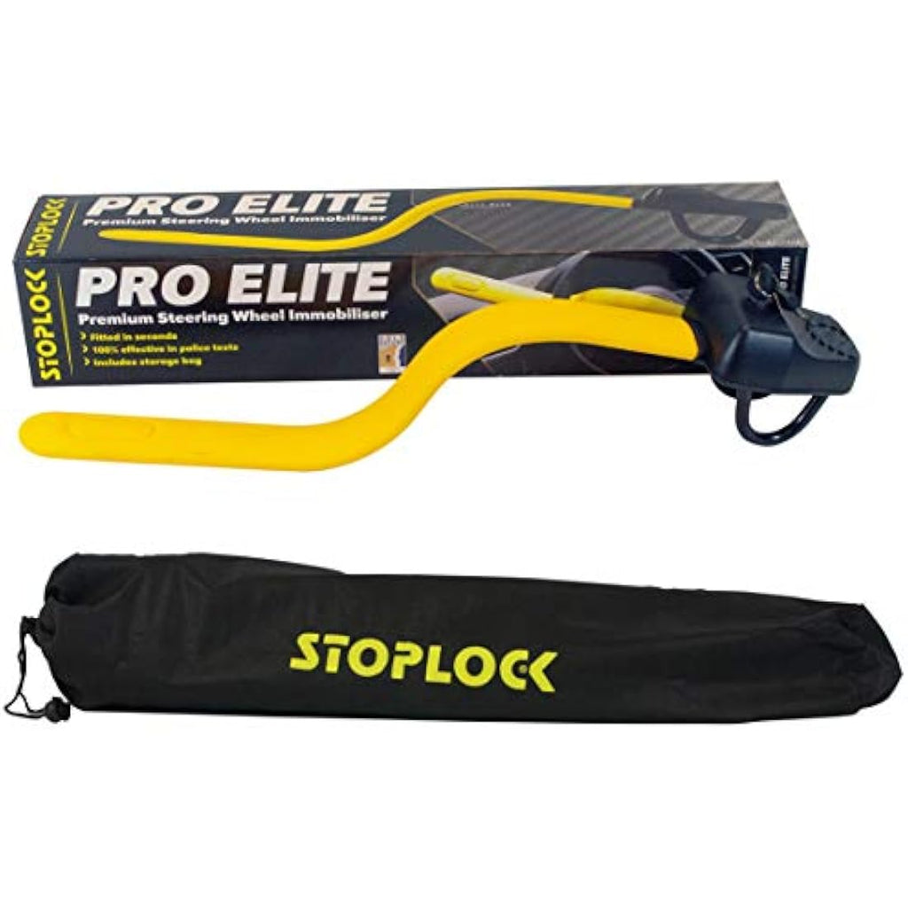 Stoplock Pro Elite Steering Wheel Lock – Heavy Duty Anti-Theft Bar
