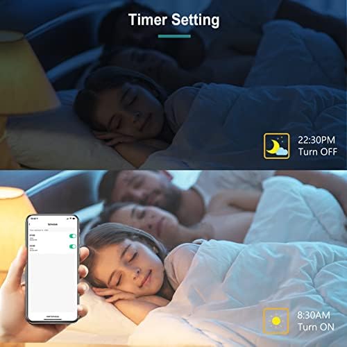 GY Smart E14 LED Bulb 6-Pack | RGB & Dimmable WiFi Candle Light, 6W