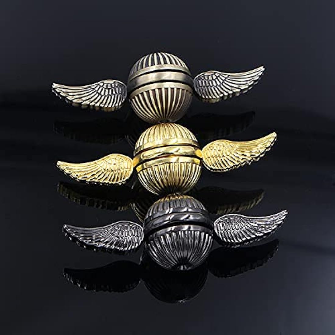 Snitch Fidget Spinner – Metal Sensory Toy for ADHD (Golden)