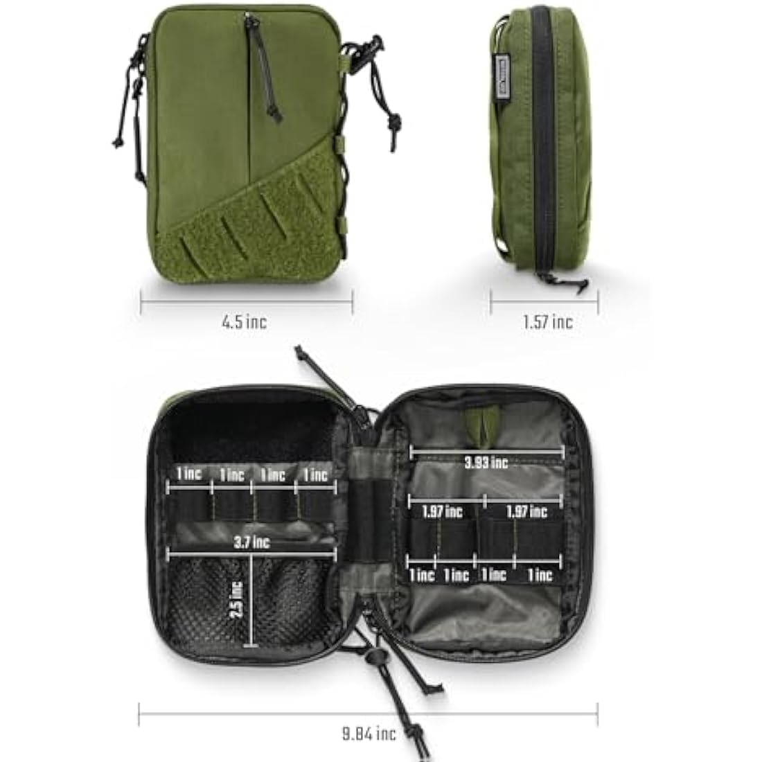 Tactical Geek Block E4.0 EDC Waist Pouch | 500D Nylon Utility Organizer