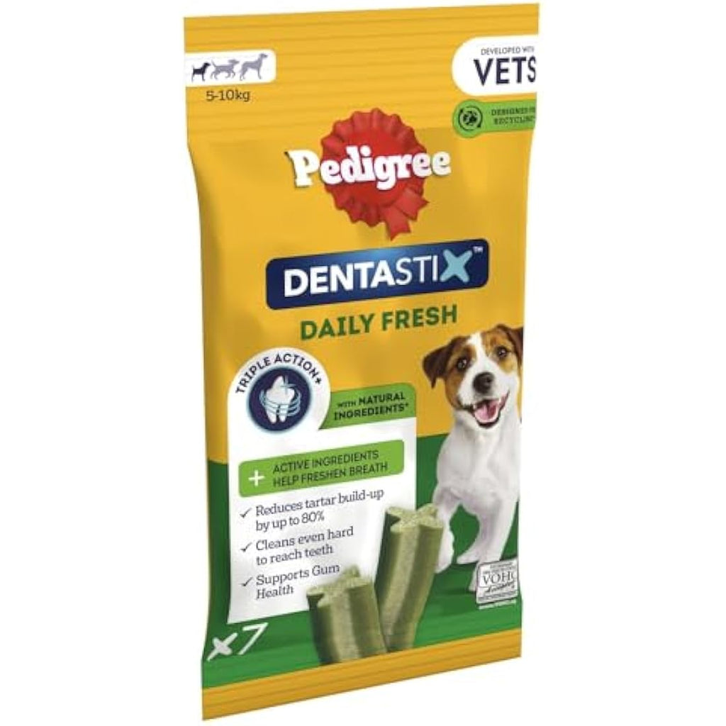 Pedigree Dentastix Fresh Small Dog Dental Chews - 70 Sticks (Pack of 10)