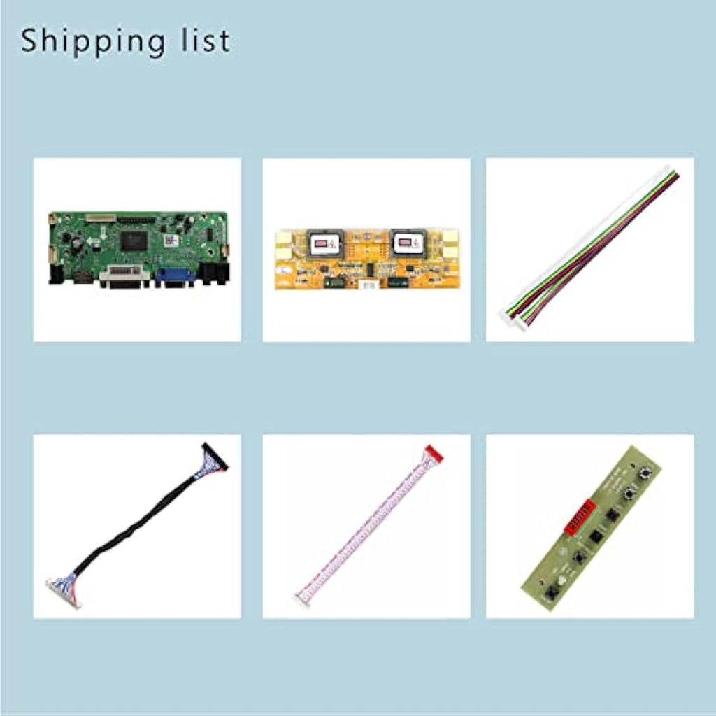 VSDISPLAY VGA DVI LCD Controller Board for M215HW03 LM215WF1 1080p