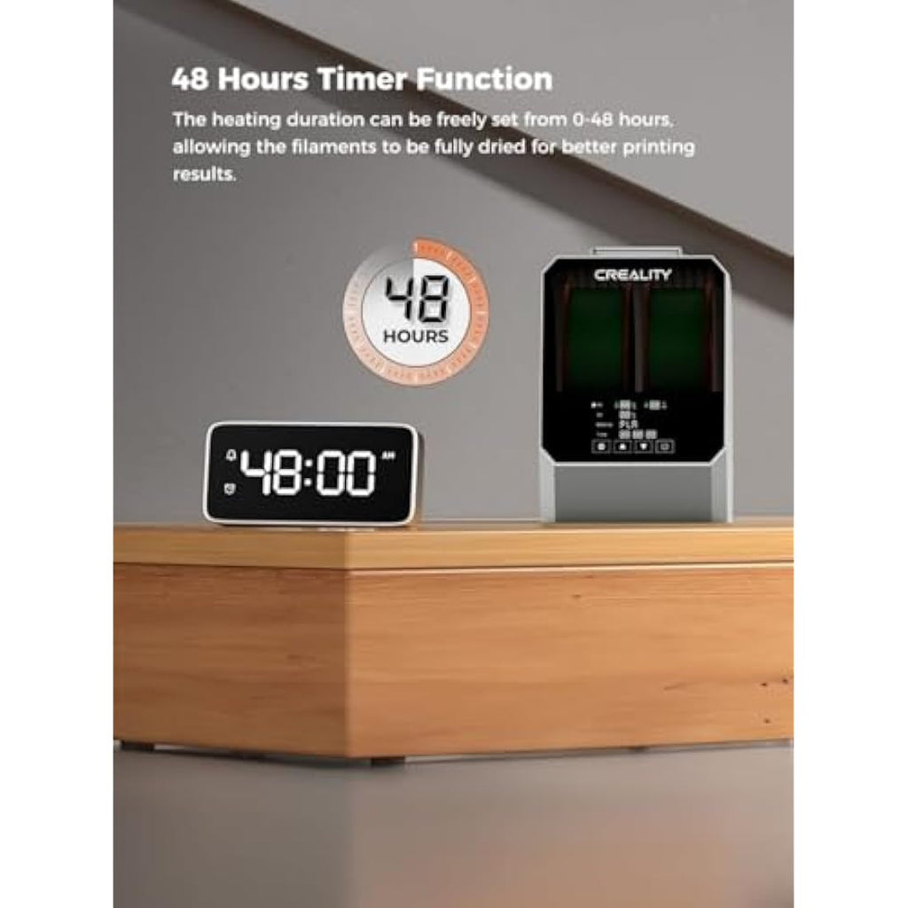 Creality Space Pi Plus Filament Dryer Box | Dual Spool PTC Heating