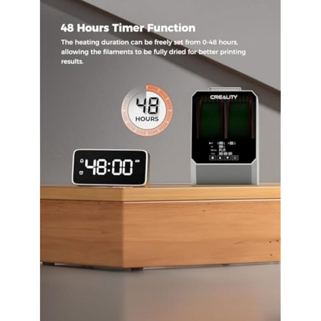Creality Space Pi Plus Filament Dryer Box | Dual Spool PTC Heating