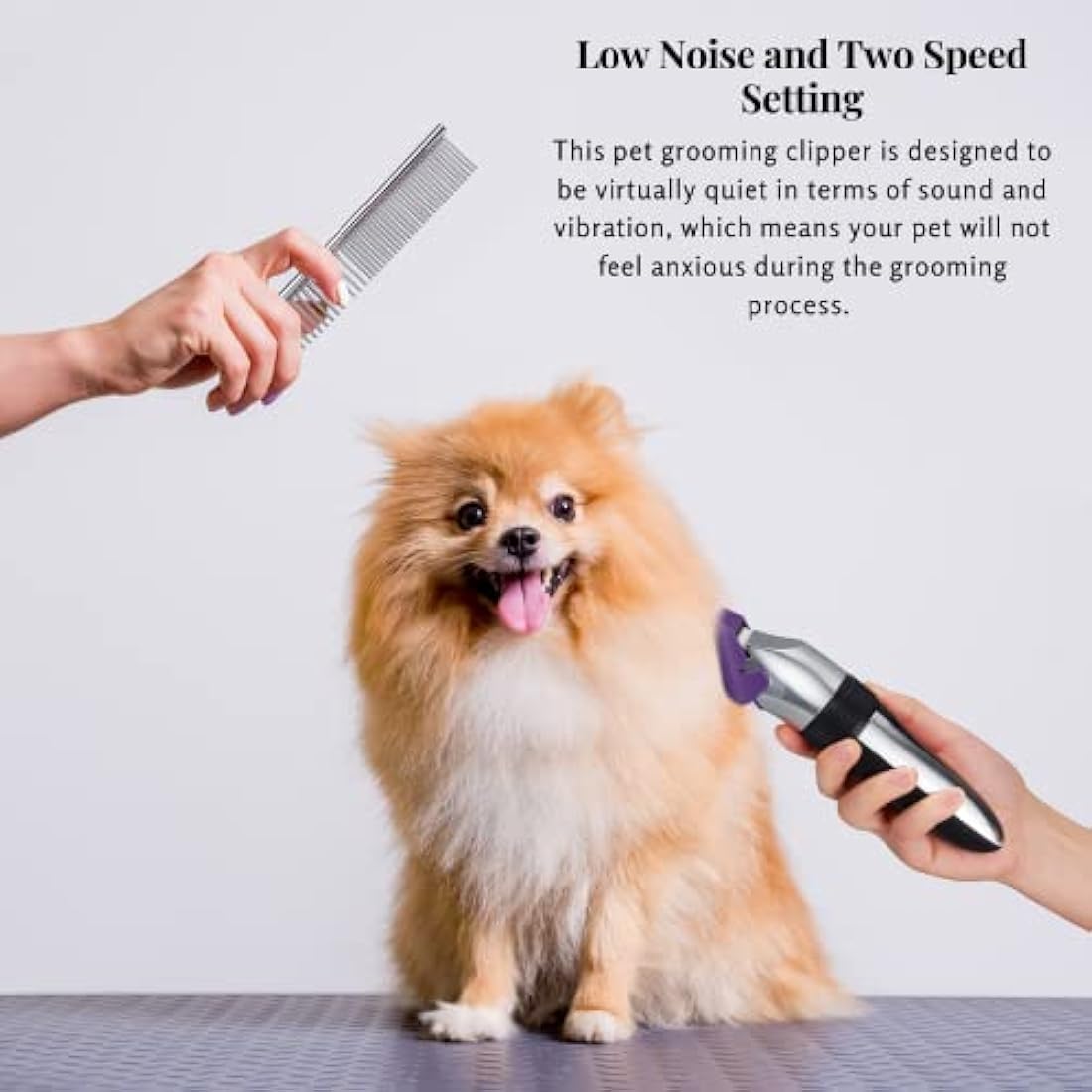 BarberBoss Cordless Dog Clippers | Waterproof Ceramic Blade Pet Trimmer