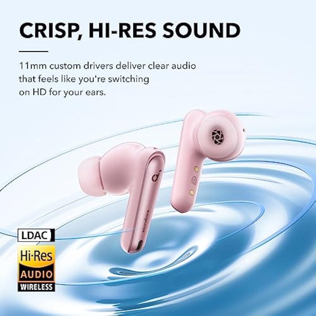Soundcore Liberty 4 NC Wireless Noise Cancelling Earbuds - Pink