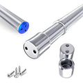 Rocoel Stainless Steel Extendable Wardrobe Rail – Heavy Duty (106-200cm)
