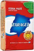 Taragui Roja Yerba Mate Tea with Stems - Argentine Loose Leaf (3x1kg)