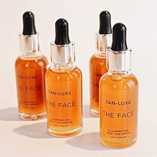 TAN-LUXE THE FACE Self-Tan Drops – Vegan Custom Face Tanning Drops
