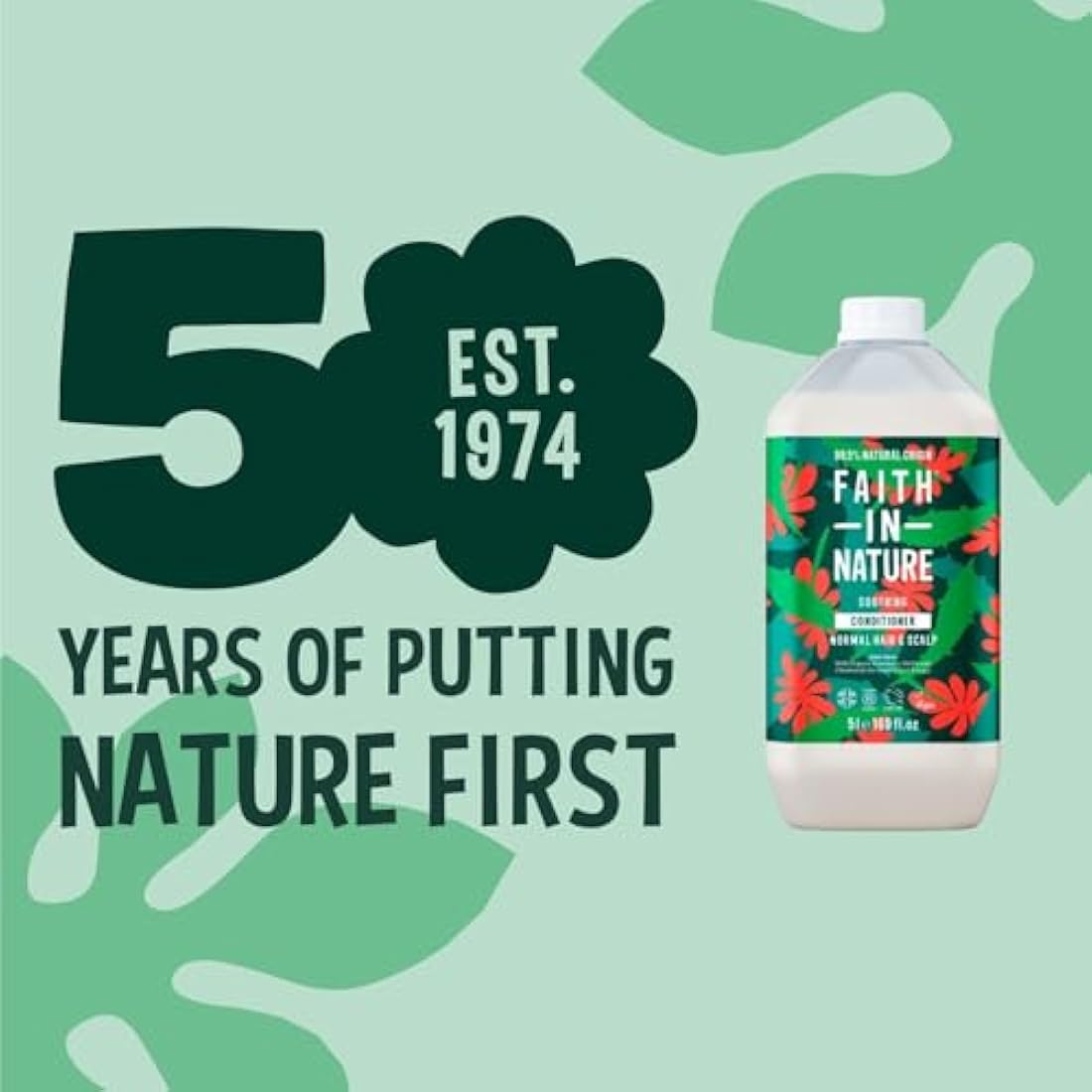 Faith In Nature Aloe Vera Conditioner | Organic 5L Bulk Refill Pack