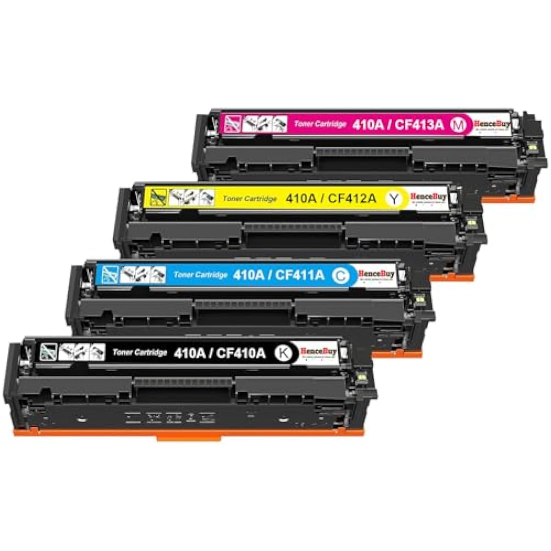 HenceBuy 410A Toner Cartridges for HP Color LaserJet Pro M477 M452 | 4-Pack