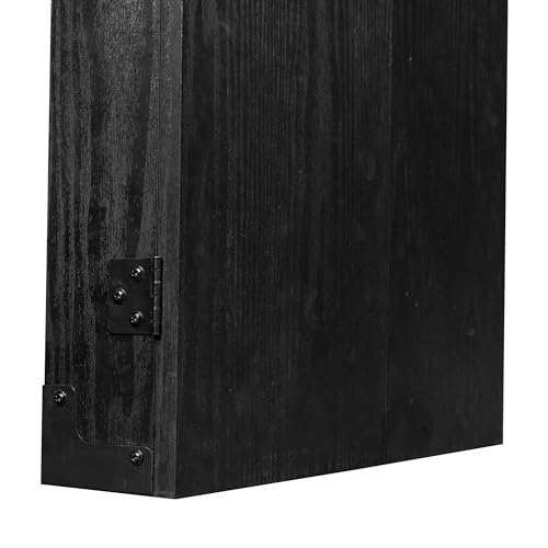 Ruthless Heavy Duty Dartboard Cabinet | Professional Square Black Storage