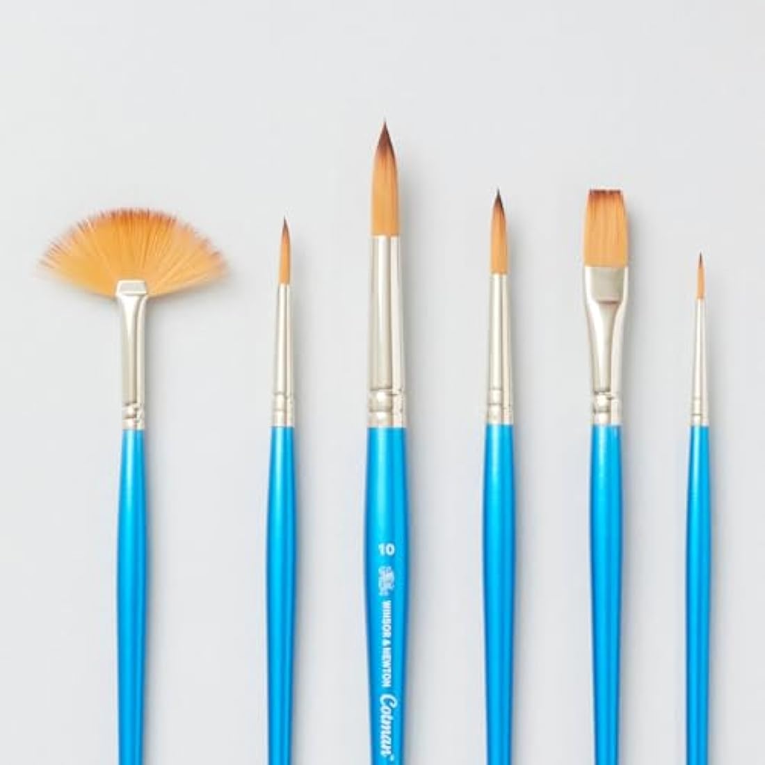 Winsor & Newton Cotman Watercolor Paint Brush Set - 6 Piece Wallet