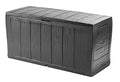 Keter Sherwood Garden Storage Box – 270L Resin Deck Box with Wheels
