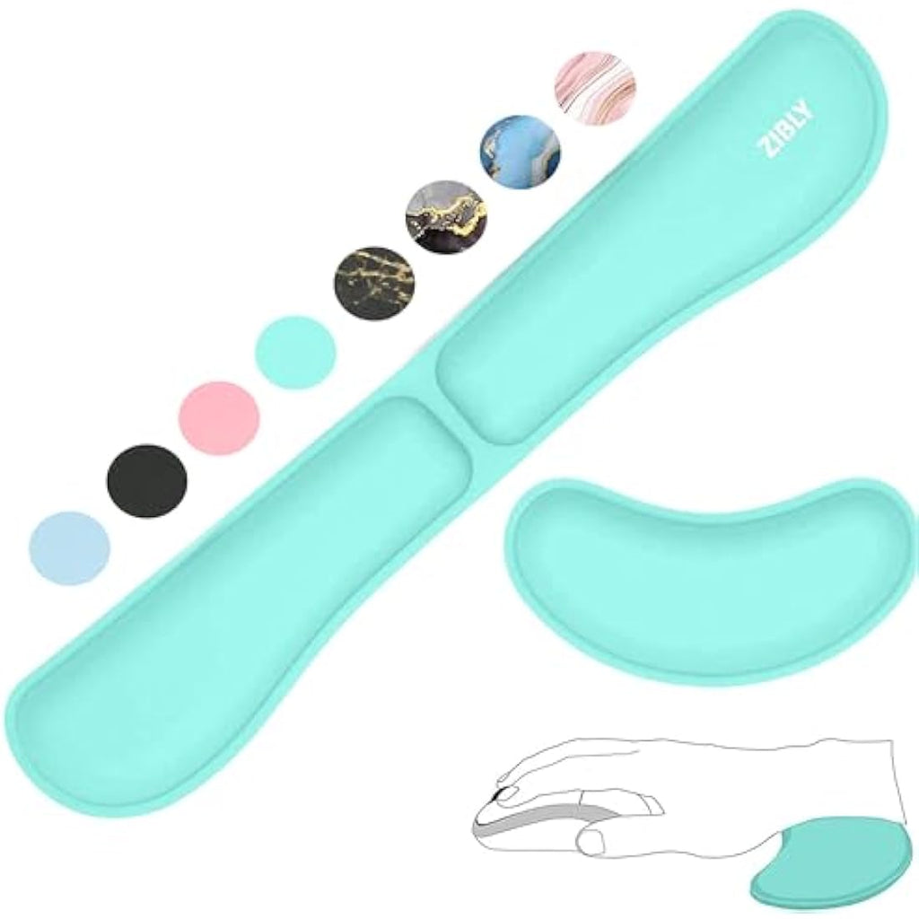 Jolof Store Keyboard and Mouse Wrist Rest Set – Ergonomic Memory Foam
