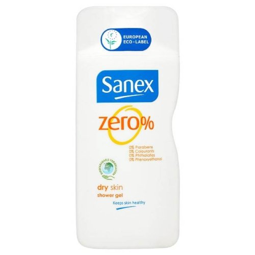 Sanex Zero% Dry Skin Shower Gel – Moisturizing Body Wash (Pack of 3)