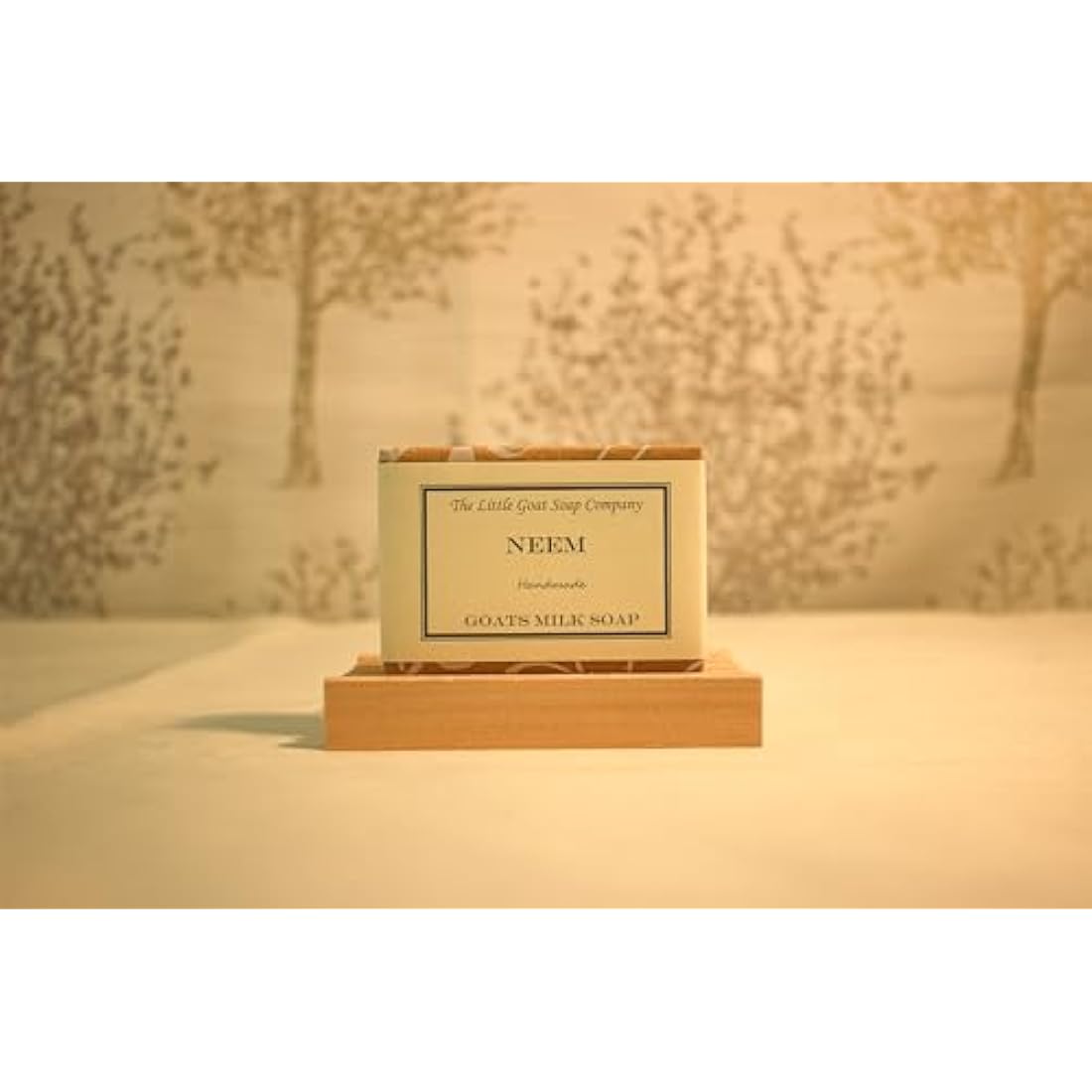 Neem Goats Milk Soap by Little Goat Soap Co – Handmade 4 x 100g Pack
