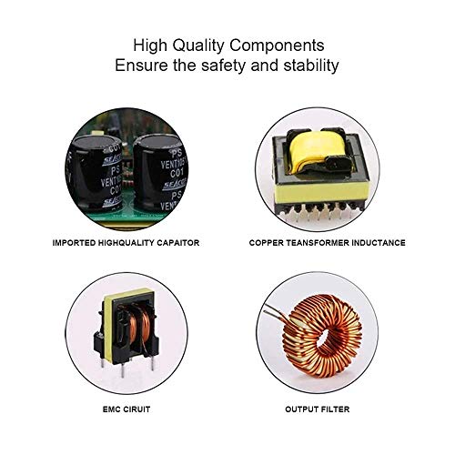 inShareplus 24V 20A 480W DC Switching Power Supply | LED Driver & Transformer