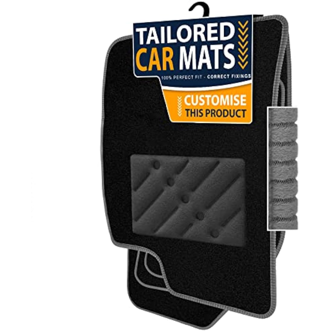 Ford Focus MK3 2011-2015 Car Mats – Black Carpet Floor Mats
