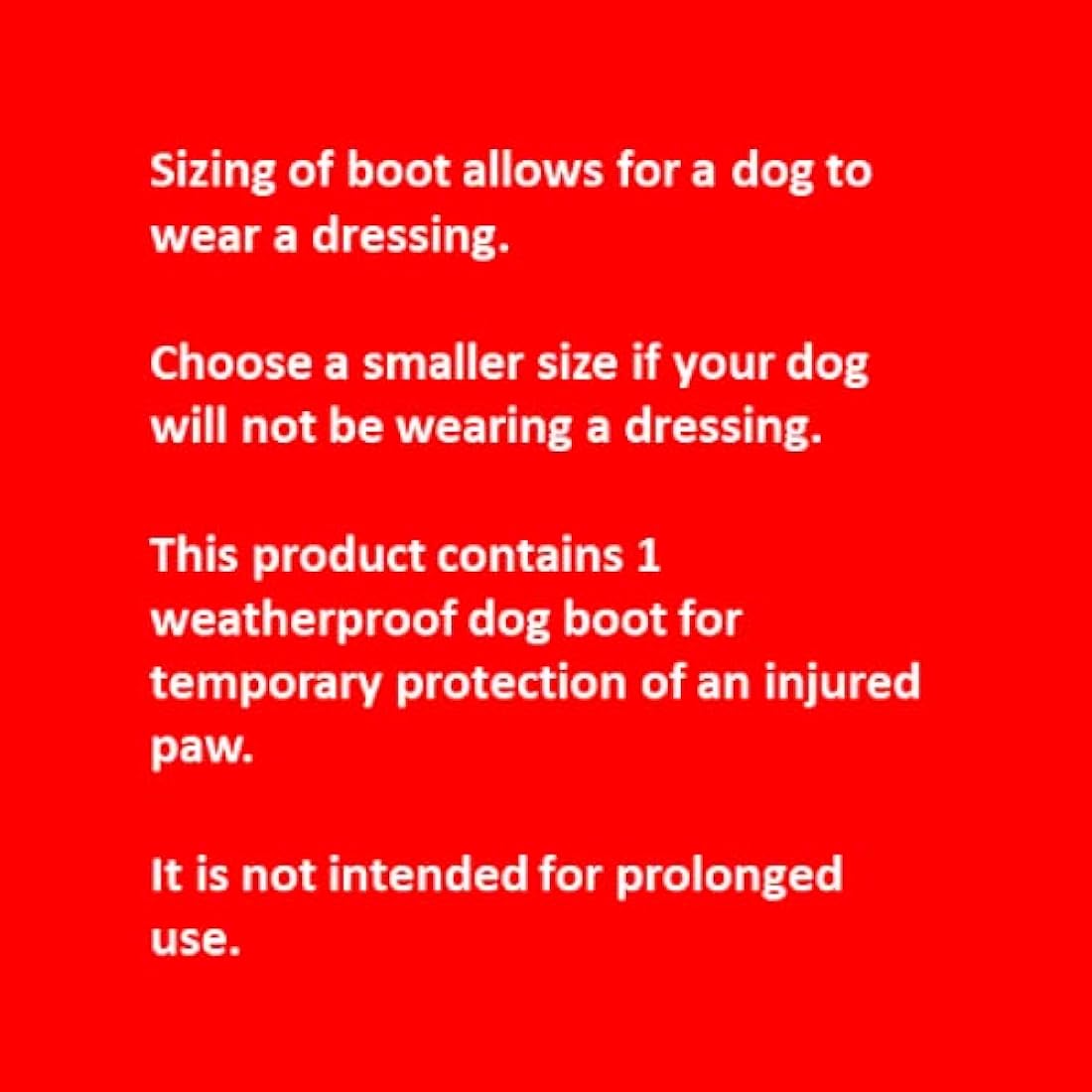 Mikki Protective Dog Boot – Weatherproof Injured Paw Cover – Size 2