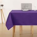 Deconovo Purple Oxford Tablecloth – Waterproof Rectangle Cover 54x79in