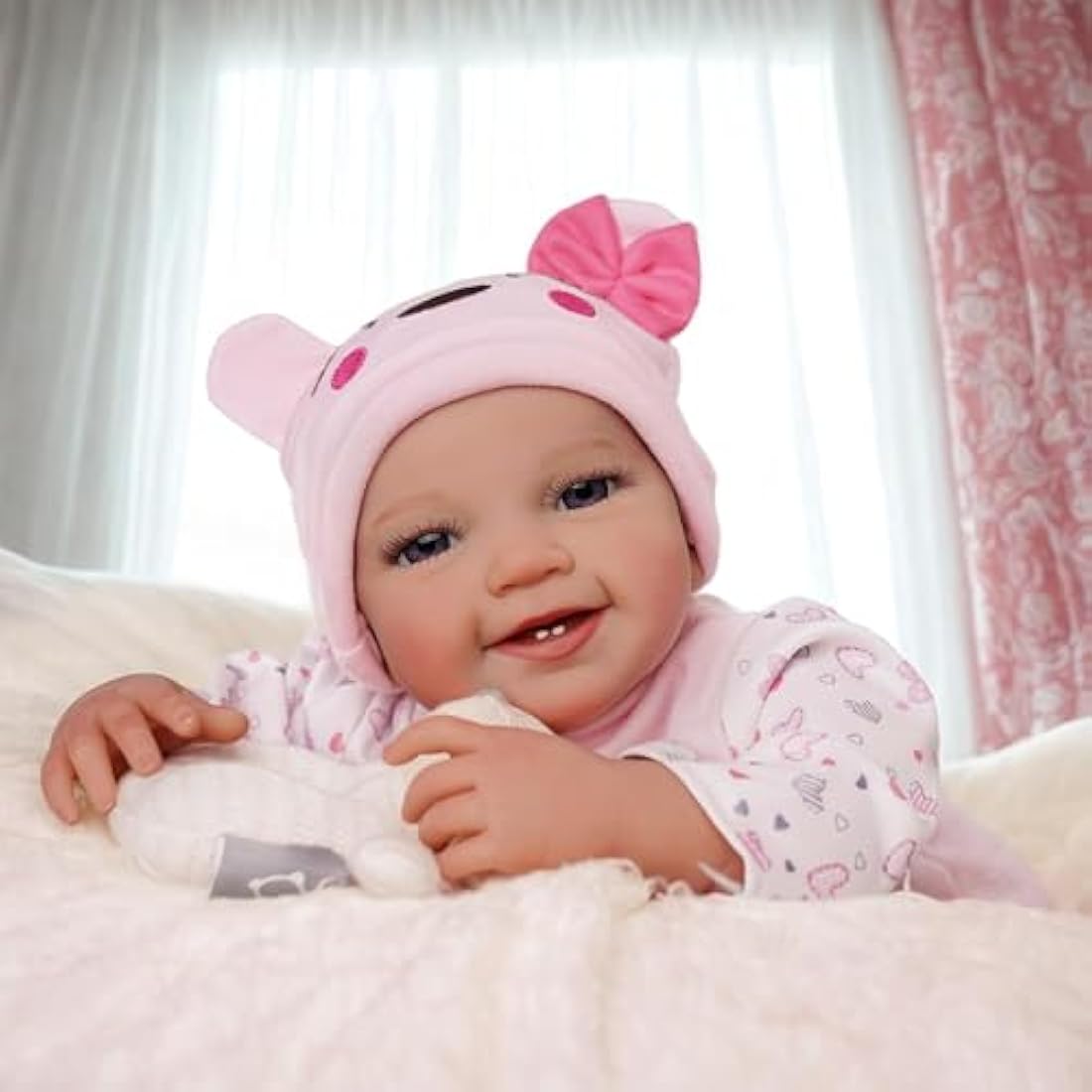 BABESIDE 20 Inch Realistic Reborn Baby Doll – Lifelike Silicone Vinyl Girl