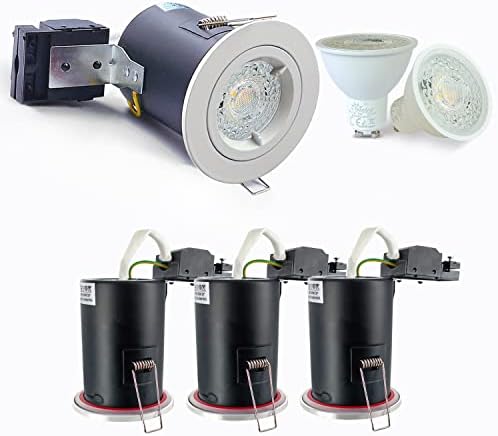 Jolof Store 90-Min Fire Rated LED Downlights | 4-Pack 5W 6000K White