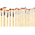 Jessup 20pcs Professional Bamboo Makeup Brushes Set | Vegan & Cruelty-Free