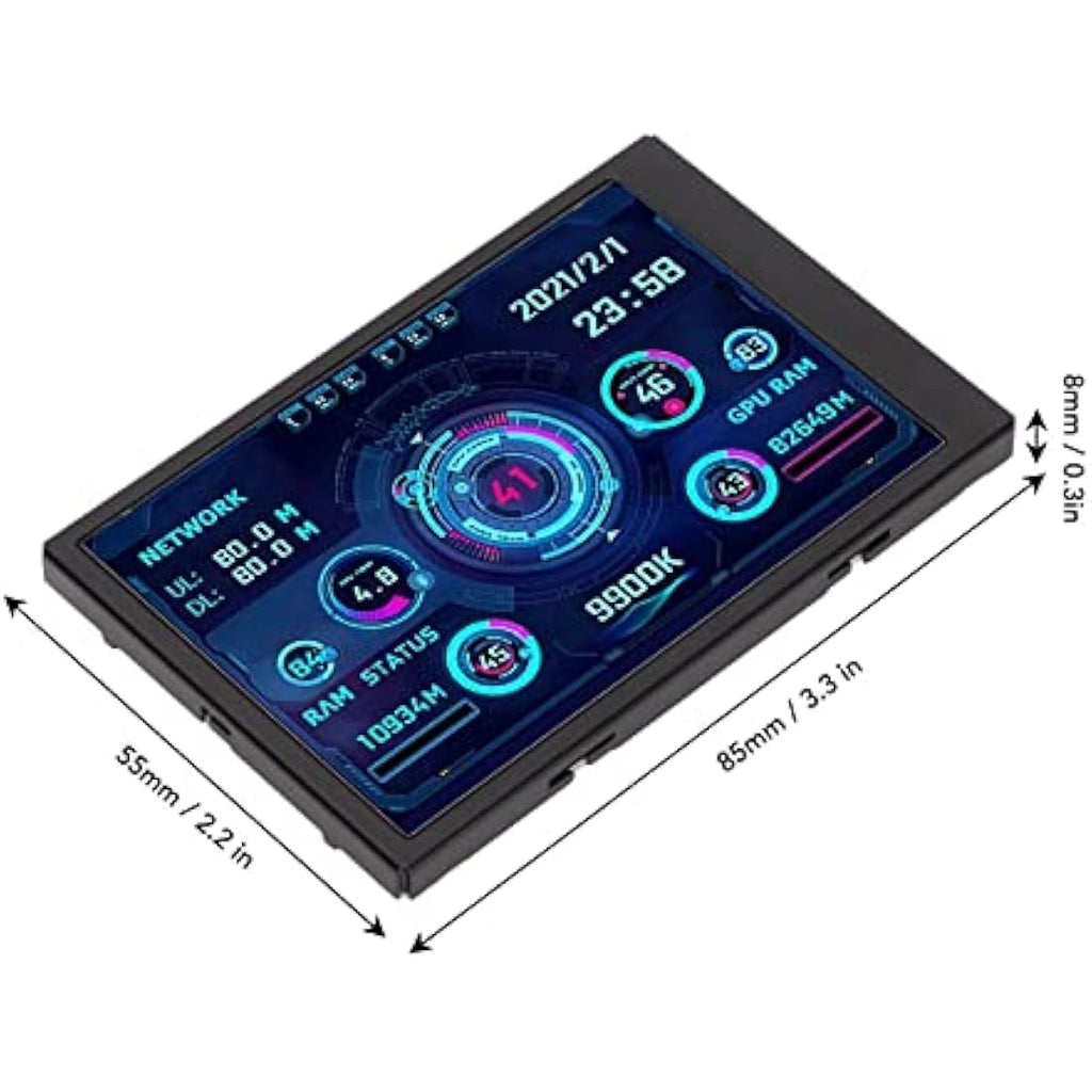 3.5" IPS USB Mini Screen | PC CPU RAM Data Sensor Panel