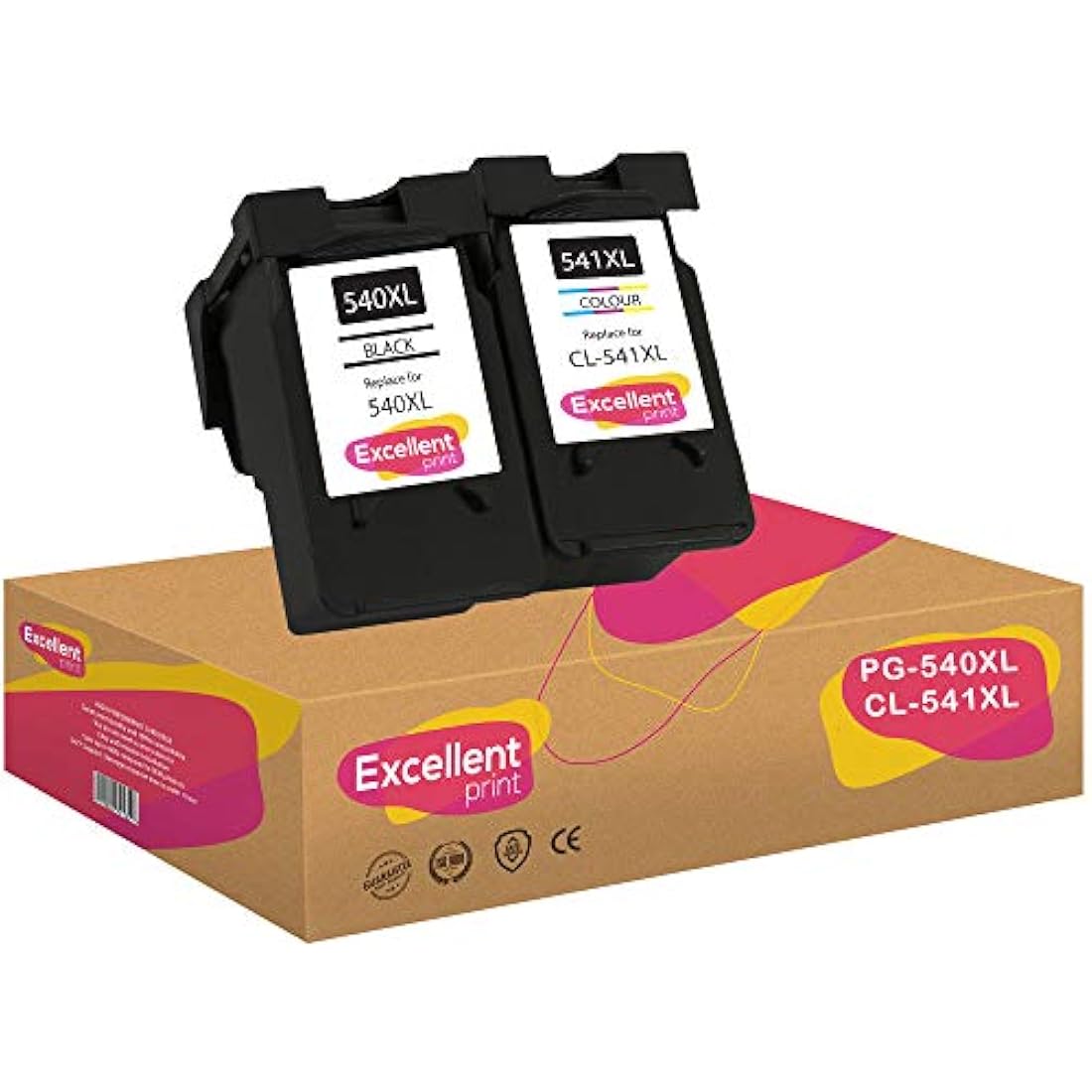 Canon PG-540XL CL-541XL High Yield Ink Cartridges for Pixma MG3150