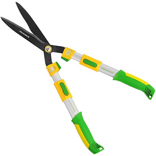 GRÜNTEK Q-32 Telescopic Hedge Shears | 680-825mm Adjustable Garden Pruners