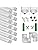 SENXINGYAN V-Shape LED Aluminum Channel with Diffuser, 14-Pack 1m