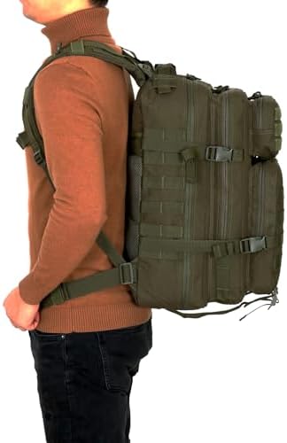 Doshwin 40L Military Tactical Backpack | Molle Camo Hiking Rucksack