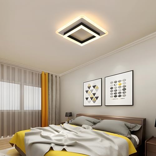 DELIPOP 30W Square LED Ceiling Light – Modern 3000K Warm Light Lamp