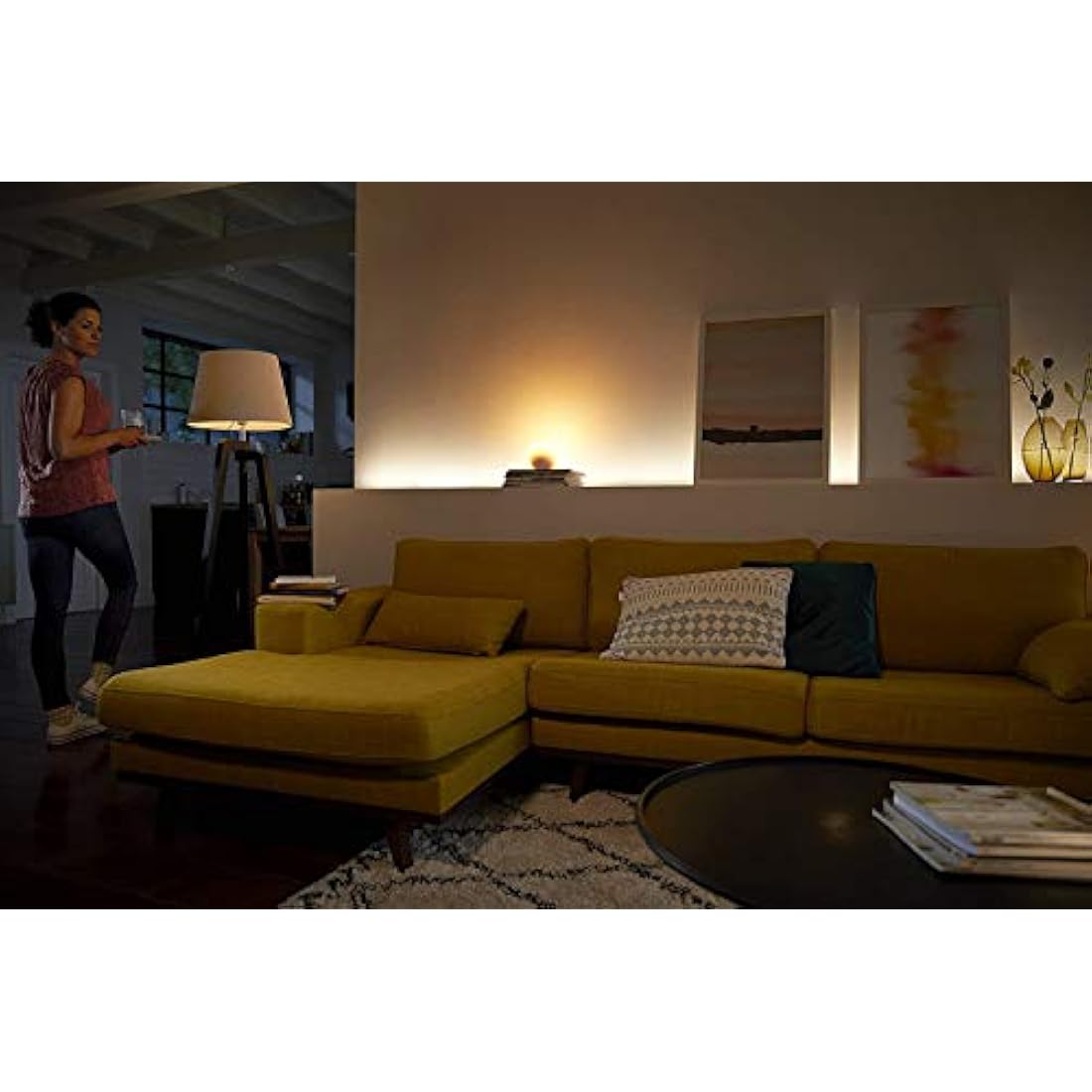 Philips Hue White and Color Ambiance E27 Smart Bulb Twin Pack | Bridge