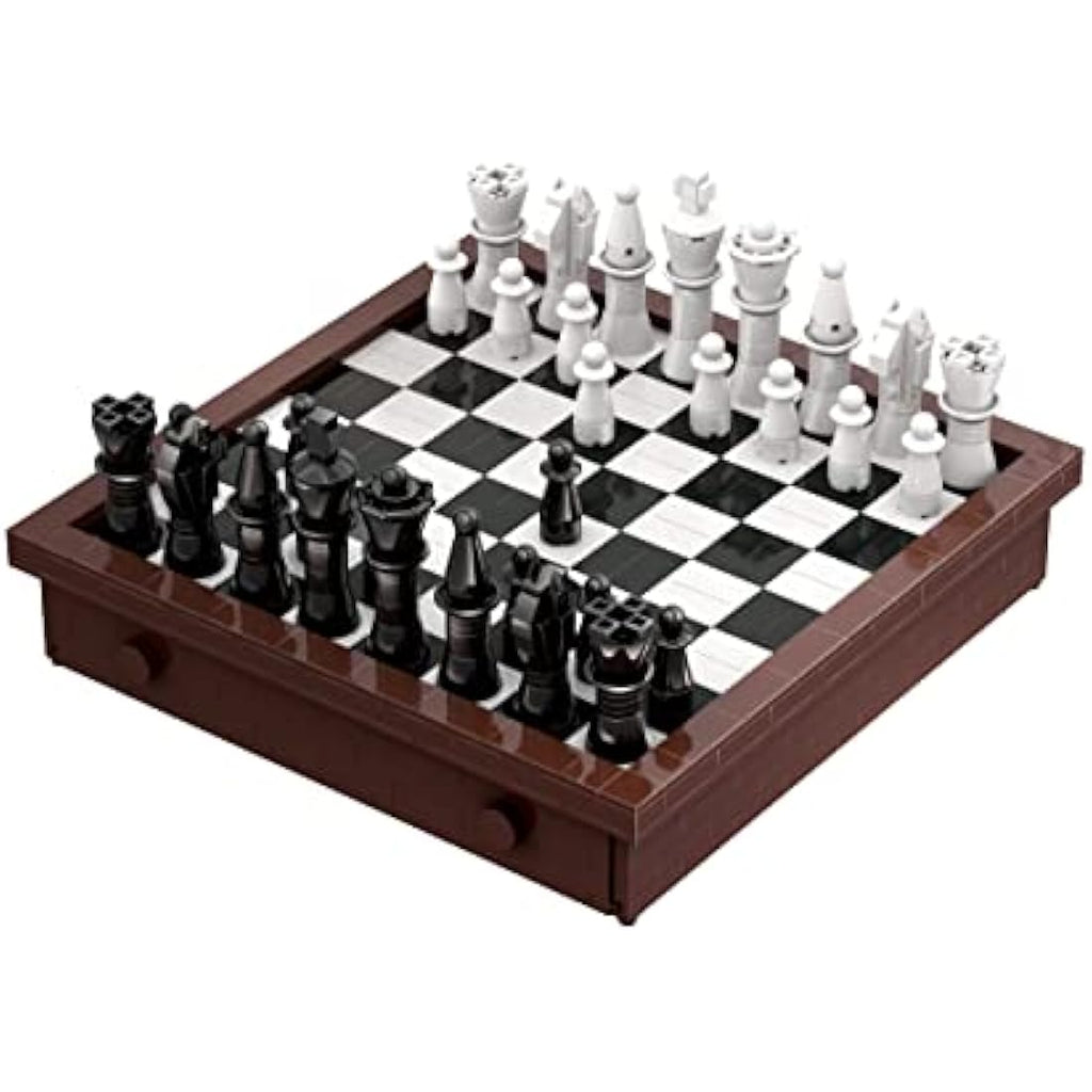 APOSTROPHE Games Deluxe Chess Set – 1,024 Pcs Building Block Board
