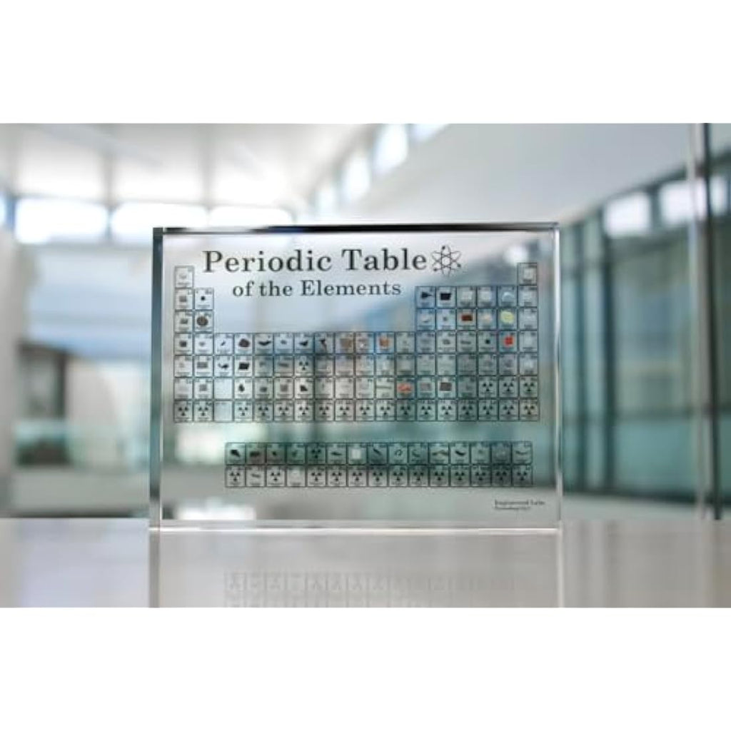 Heritage Periodic Table with Real Samples | Acrylic Display by