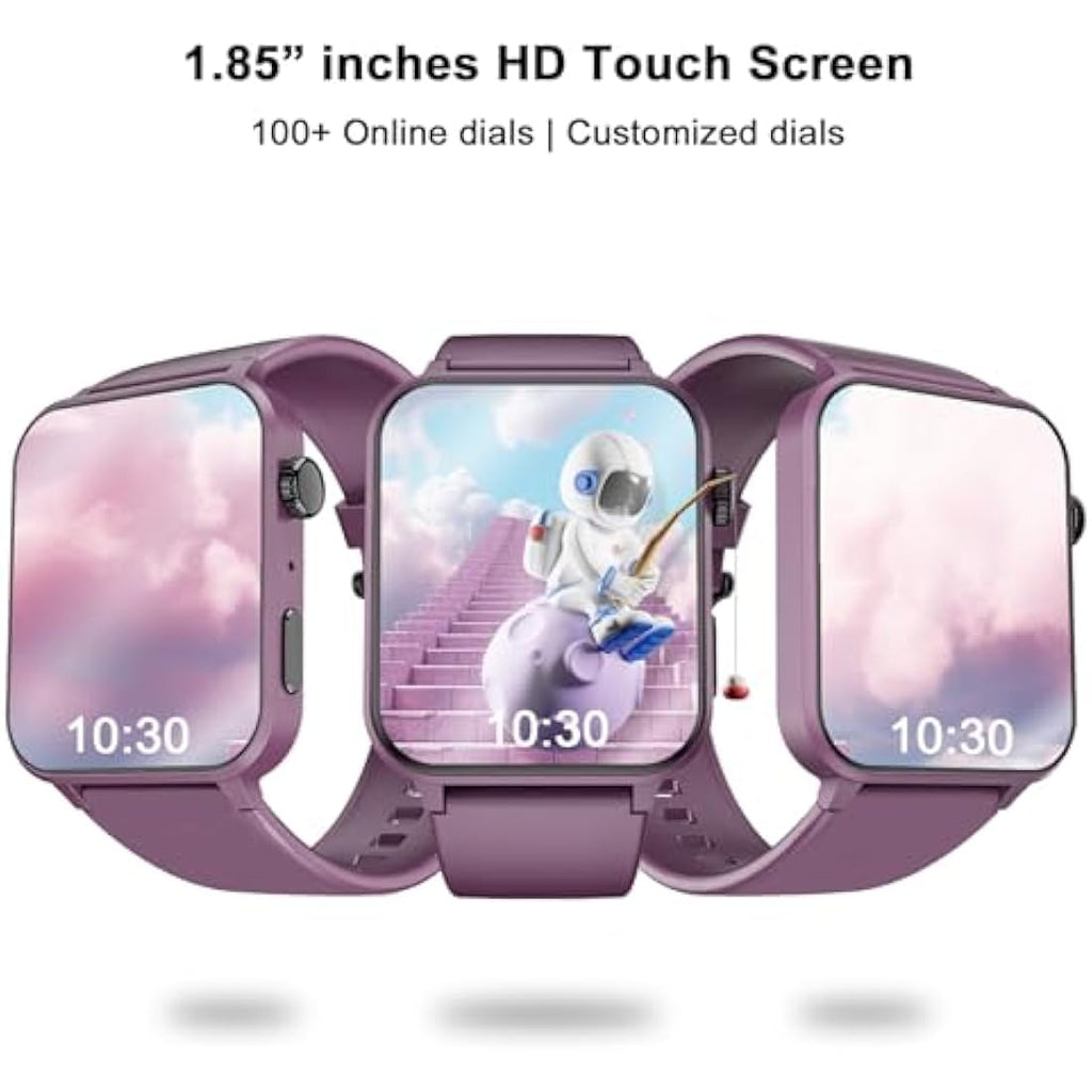 Blackview Smart Watch - 1.85" HD Fitness Tracker with Bluetooth Calling