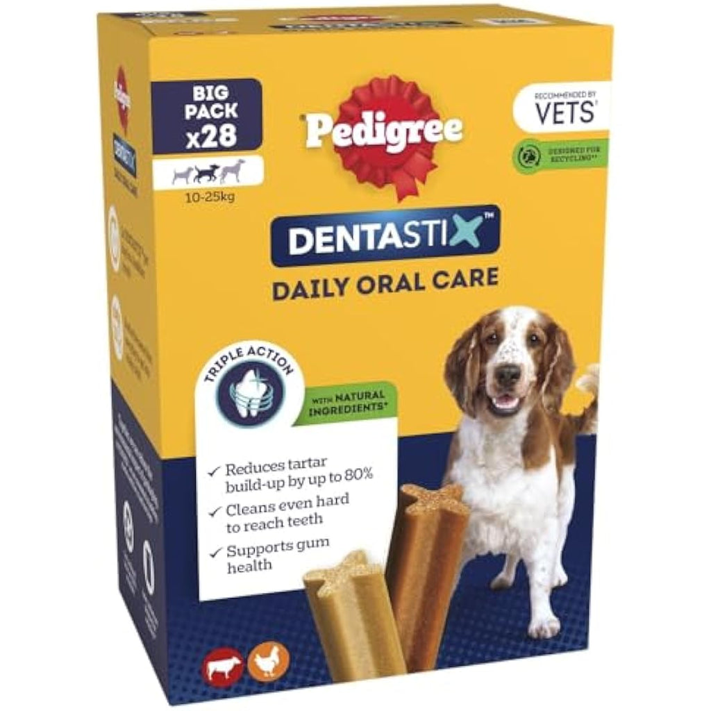 Pedigree DentaStix Daily Dental Chews for Medium Dogs - 112 Sticks