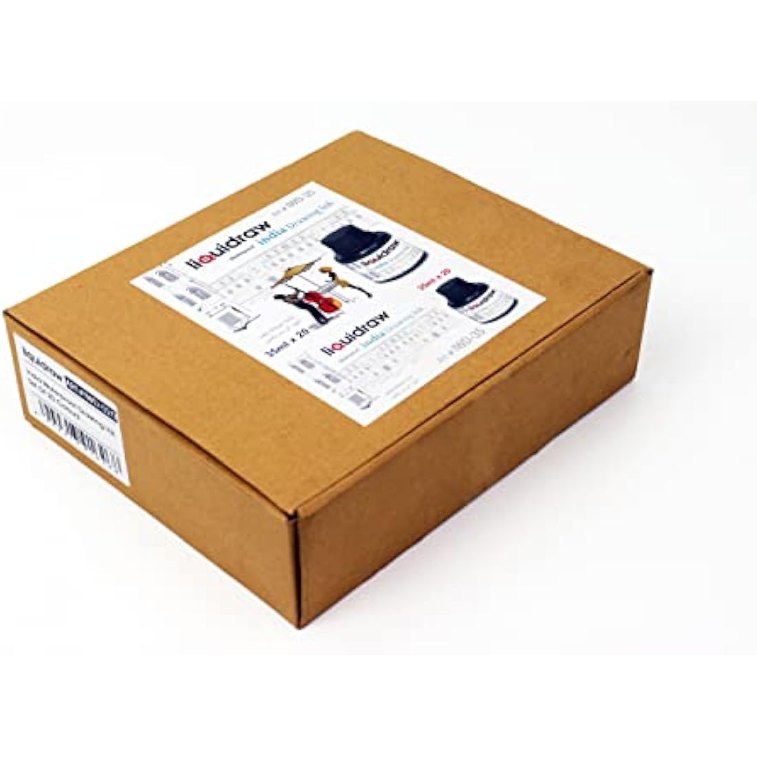 Liquidraw Coloured Drawing Ink Set – 20 Assorted Waterproof Indian Inks
