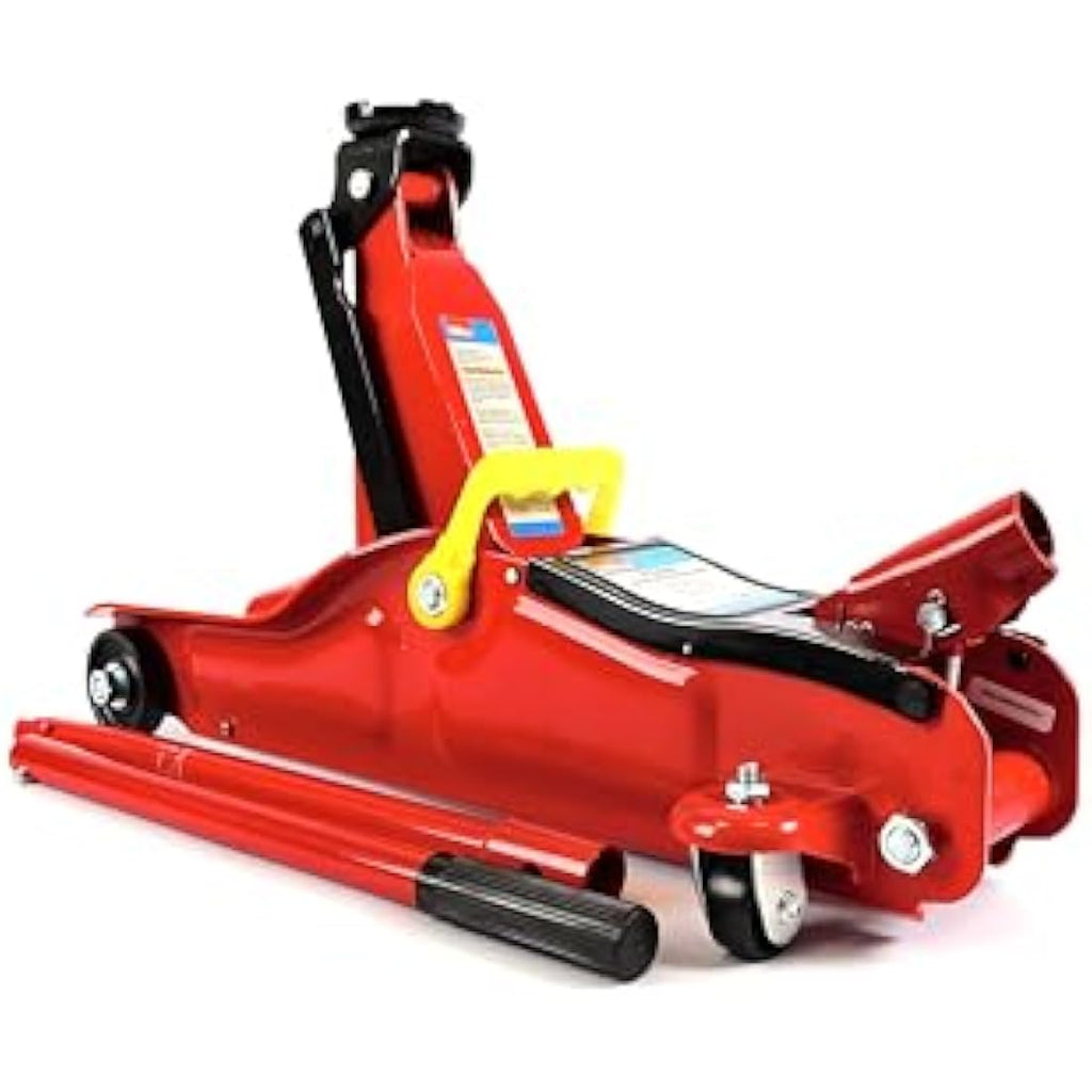 Hilka 2 Tonne Low Profile Trolley Jack – Heavy Duty Steel Car Lift