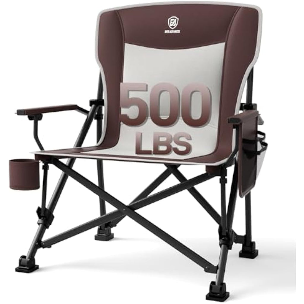 Ever Advanced Heavy Duty Camping Chair | Oversized 230kg Folding Seat