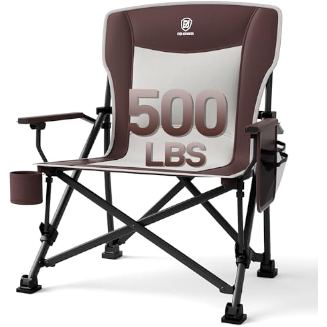 Ever Advanced Heavy Duty Camping Chair | Oversized 230kg Folding Seat