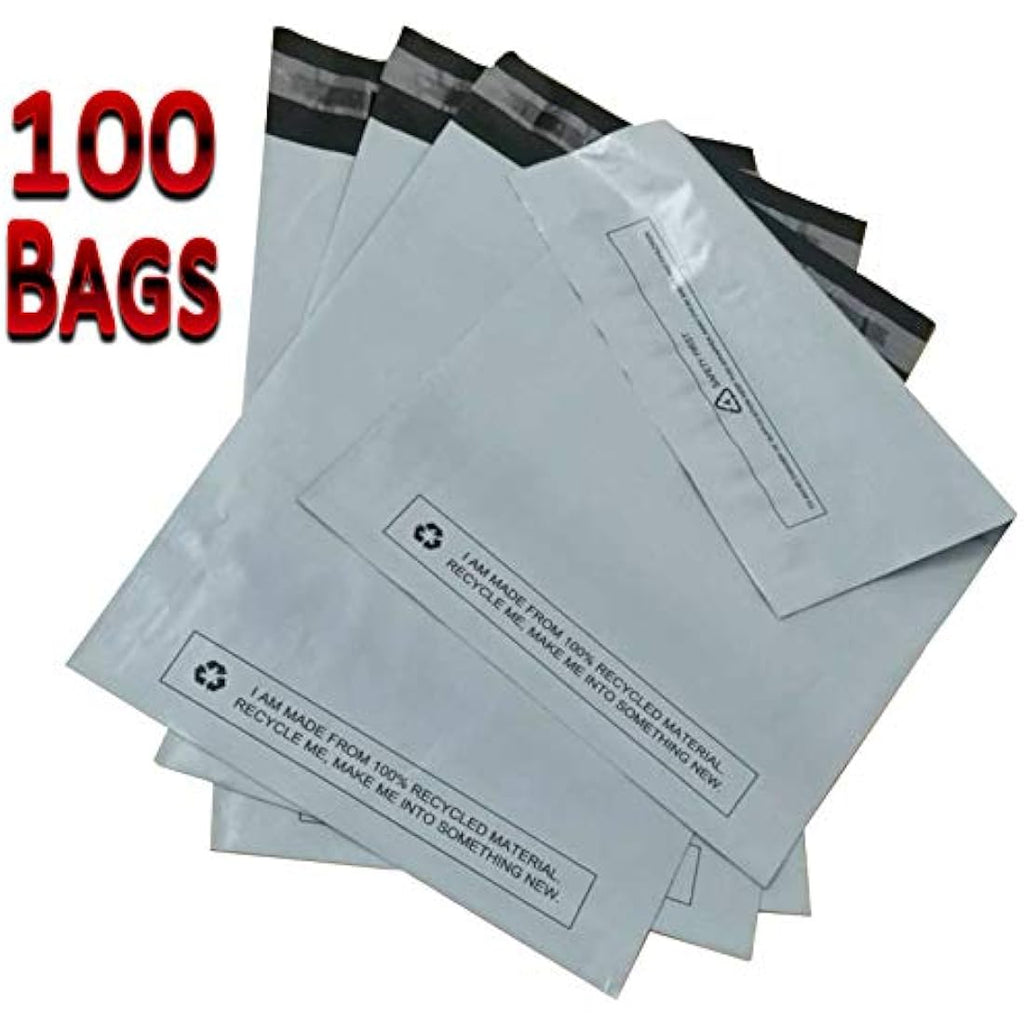 | 100x Grey Mailing Bags 17x22" Recyclable Polythene Mailers