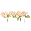 Peach & Yellow Rose Sugar Flower Cake Topper Sprays - 4 Pack