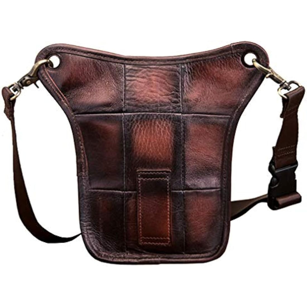 Leather Waist Pack – Unisex Minimalist Travel Belt Bag