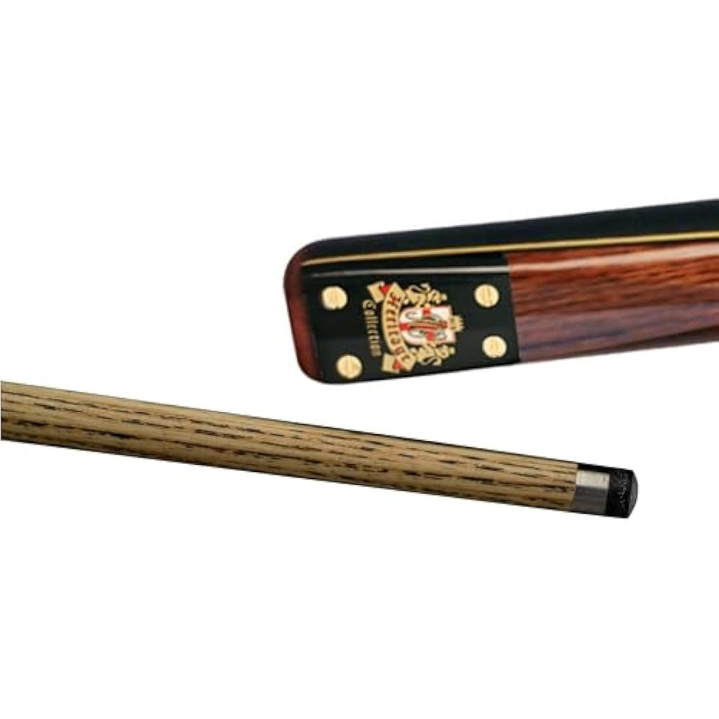 BCE Heritage 2-Piece Ash Snooker Cue with WAC Case - 145cm 9.5mm Tip